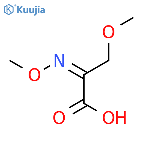 Propanoic acid, 3-methoxy-2-(methoxyimino)- structure