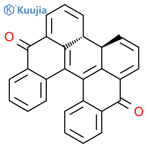 Dibenzo[a,o]perylene-7,16-dione, 3a,3b-dihydro-, trans- structure