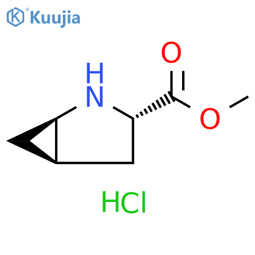 methyl (1R,3S,5R)-2-azabicyclo3.1.0hexane-3-carboxylate hydrochloride structure