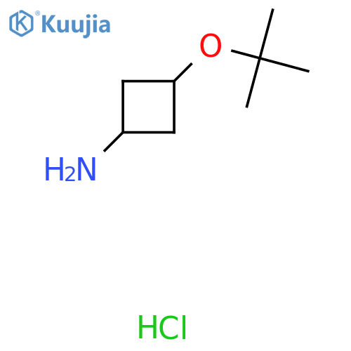(1r,3r)-3-(Tert-butoxy)cyclobutan-1-amine hydrochloride structure