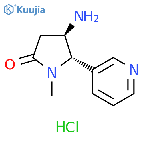 (4R,5S)-4-amino-1-methyl-5-(pyridin-3-yl)pyrrolidin-2-one dihydrochloride, trans structure