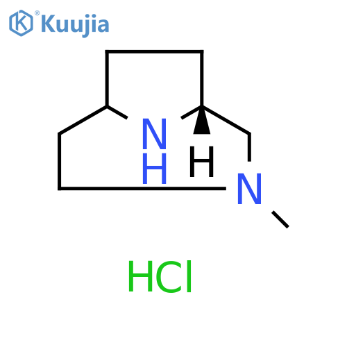 (1R)-3-methyl-3,9-diazabicyclo4.2.1nonane hydrochloride structure
