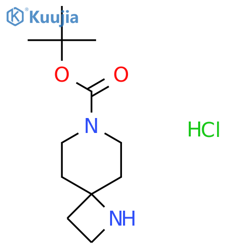 tert-butyl 1,7-diazaspiro[3.5]nonane-7-carboxylate;hydrochloride structure
