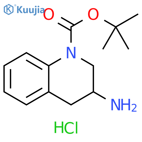 tert-butyl 3-amino-1,2,3,4-tetrahydroquinoline-1-carboxylate hydrochloride structure