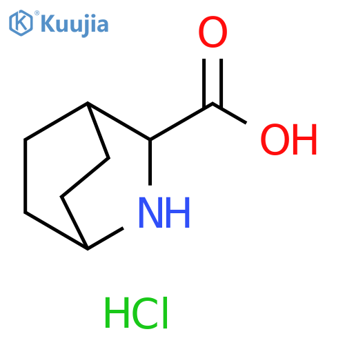 2-azabicyclo2.2.2octane-3-carboxylic acid hydrochloride structure