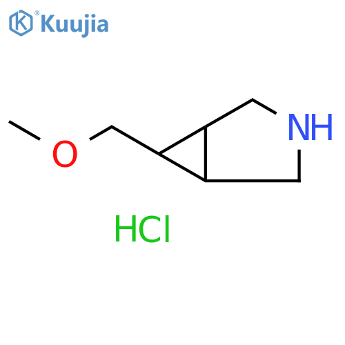 6-(methoxymethyl)-3-azabicyclo3.1.0hexane hydrochloride structure