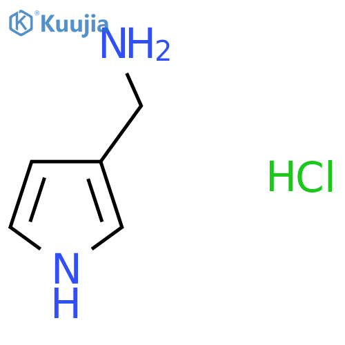 (1H-pyrrol-3-yl)methanamine hydrochloride structure