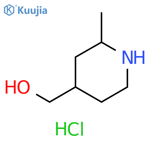 (2-methyl-4-piperidyl)methanol;hydrochloride structure