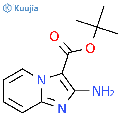 Tert-butyl 2-aminoimidazo[1,2-a]pyridine-3-carboxylate structure