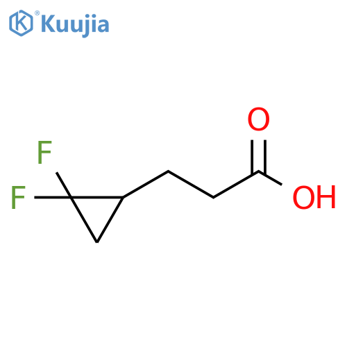 3-(2,2-difluorocyclopropyl)propanoic acid structure