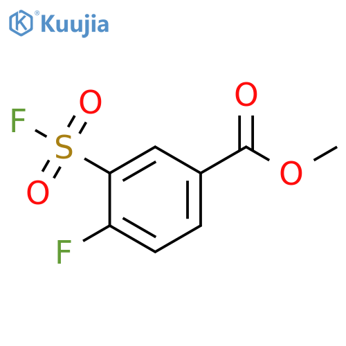methyl 4-fluoro-3-(fluorosulfonyl)benzoate structure