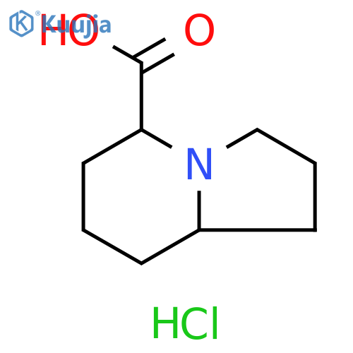 octahydroindolizine-5-carboxylic acid hydrochloride structure