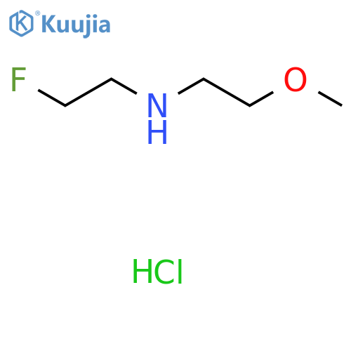 (2-Fluoroethyl)(2-methoxyethyl)amine hydrochloride structure