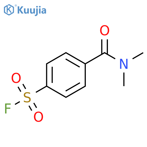 4-(dimethylcarbamoyl)benzene-1-sulfonyl fluoride structure