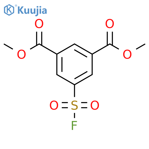 1,3-dimethyl 5-(fluorosulfonyl)benzene-1,3-dicarboxylate structure