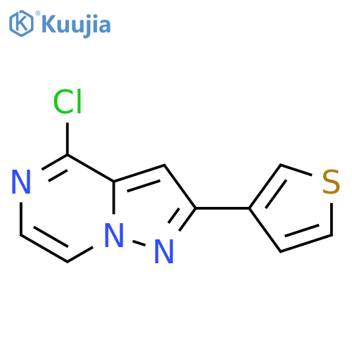 4-Chloro-2-(thiophen-3-yl)pyrazolo[1,5-a]pyrazine structure