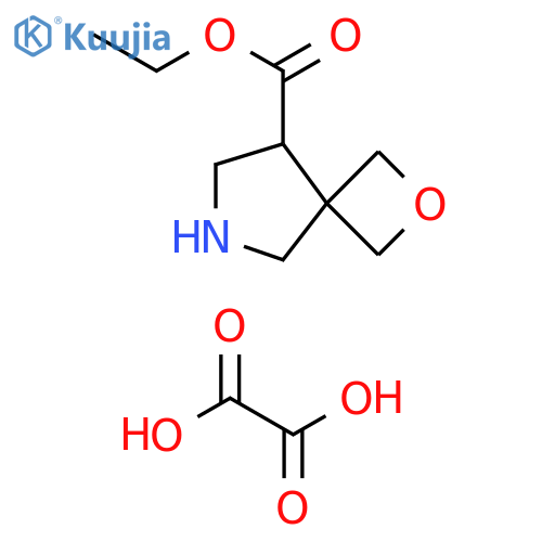 ethyl 2-oxa-6-azaspiro[3.4]octane-8-carboxylate hemioxalate structure