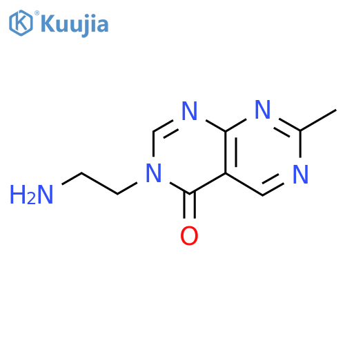 3-(2-Aminoethyl)-7-methylpyrimido[4,5-d]pyrimidin-4(3H)-one structure