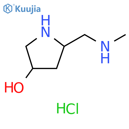 5-(methylamino)methylpyrrolidin-3-ol dihydrochloride structure