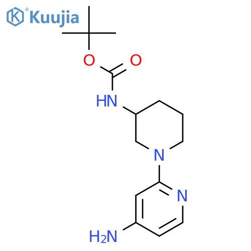 Tert-butyl (1-(4-aminopyridin-2-yl)piperidin-3-yl)carbamate structure