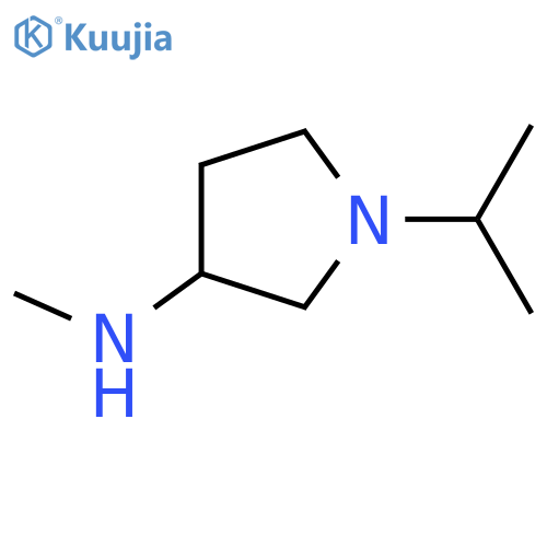 N-methyl-1-(propan-2-yl)pyrrolidin-3-amine hydrochloride structure