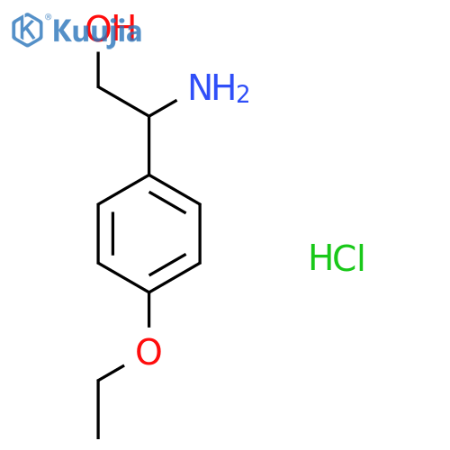 2-amino-2-(4-ethoxyphenyl)ethan-1-ol hydrochloride structure