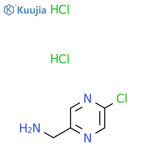 1-(5-chloropyrazin-2-yl)methanamine dihydrochloride structure