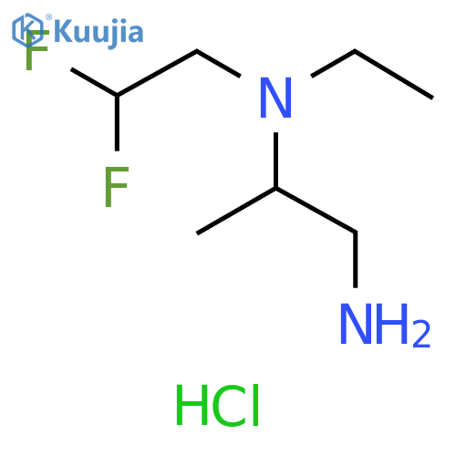(1-aminopropan-2-yl)(2,2-difluoroethyl)ethylamine dihydrochloride structure