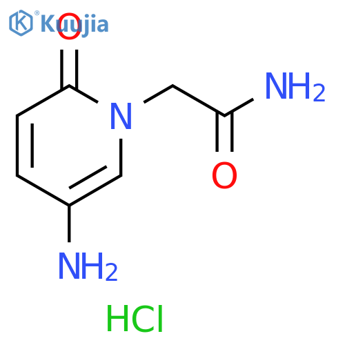 1(2H)-Pyridineacetamide, 5-amino-2-oxo-, hydrochloride (1:1) structure