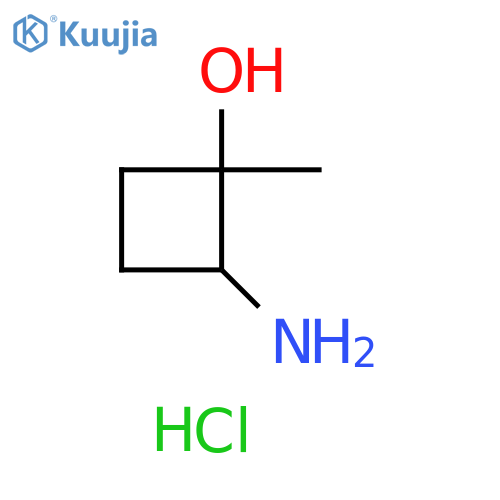 2-amino-1-methylcyclobutan-1-ol hydrochloride structure