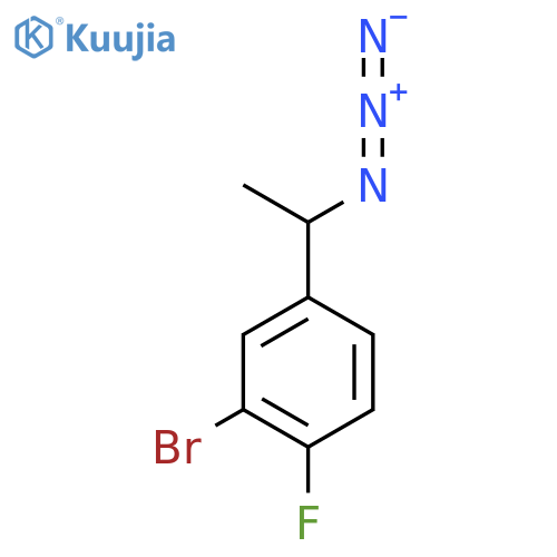 4-(1-Azidoethyl)-2-bromo-1-fluorobenzene structure