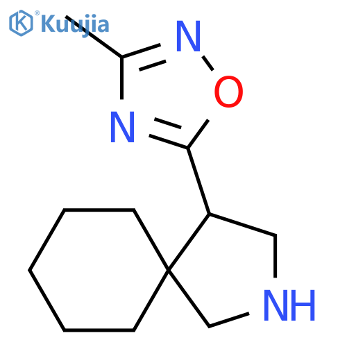 3-Methyl-5-(2-azaspiro[4.5]decan-4-yl)-1,2,4-oxadiazole structure