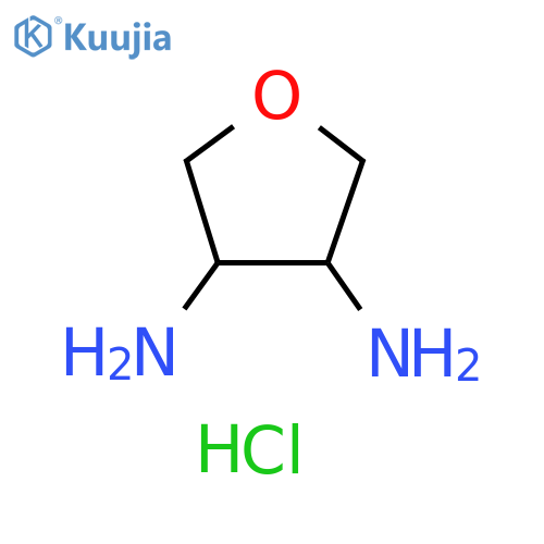 oxolane-3,4-diamine dihydrochloride structure