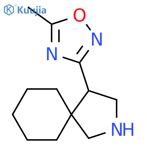 5-Methyl-3-(2-azaspiro[4.5]decan-4-yl)-1,2,4-oxadiazole structure