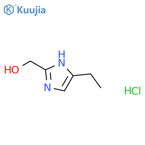 (4-ethyl-1H-imidazol-2-yl)methanol hydrochloride structure