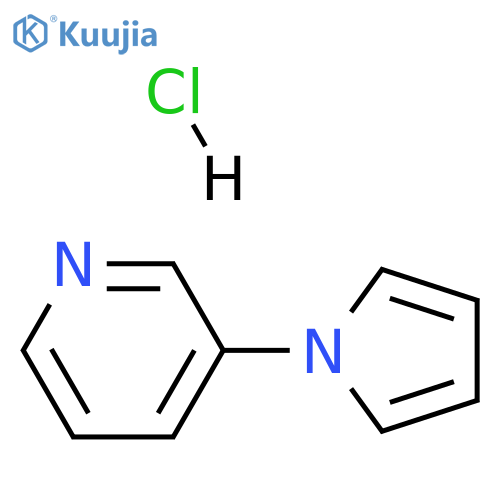 3-(1H-pyrrol-1-yl)pyridine hydrochloride structure
