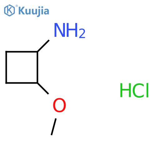 2-methoxycyclobutan-1-amine hydrochloride structure