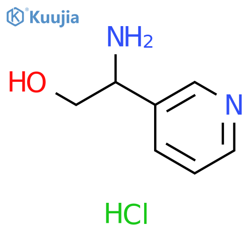 2-Amino-2-(pyridin-3-yl)ethan-1-ol hydrochloride structure