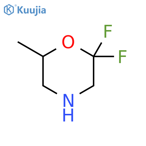 Morpholine, 2,2-difluoro-6-methyl- structure