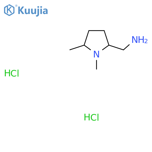 (1,5-Dimethylpyrrolidin-2-yl)methanamine dihydrochloride structure