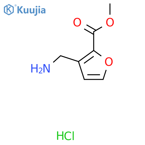 methyl 3-(aminomethyl)furan-2-carboxylate hydrochloride structure