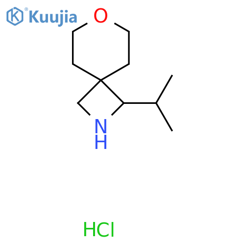 1-(propan-2-yl)-7-oxa-2-azaspiro3.5nonane hydrochloride structure