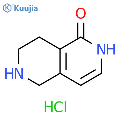 1,2,5,6,7,8-hexahydro-2,6-naphthyridin-1-one dihydrochloride structure