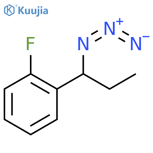 1-(1-Azidopropyl)-2-fluorobenzene structure
