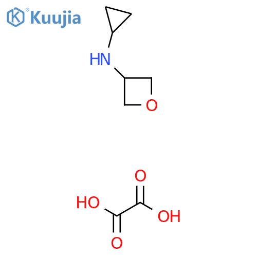 N-cyclopropyloxetan-3-amine; oxalic acid structure