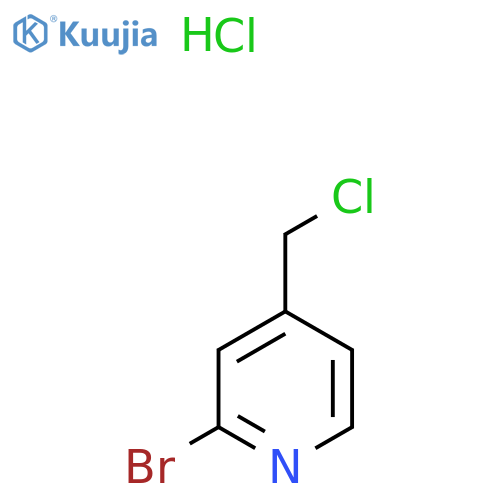 2-Bromo-4-(chloromethyl)pyridine hydrochloride structure