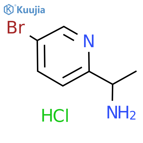 1-(5-Bromopyridin-2-YL)ethan-1-amine hydrochloride structure