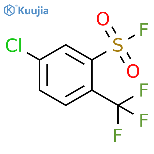 5-chloro-2-(trifluoromethyl)benzene-1-sulfonyl fluoride structure