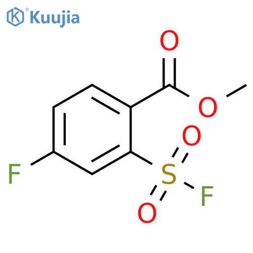 methyl 4-fluoro-2-(fluorosulfonyl)benzoate structure
