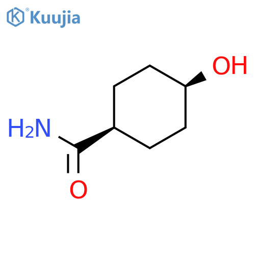 Cyclohexanecarboxamide, 4-hydroxy-, cis- structure